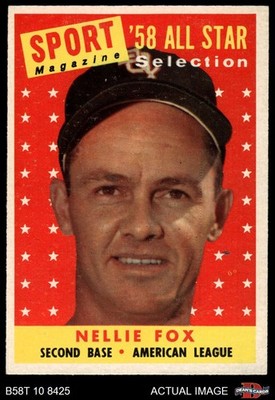 1958 Topps #479 Nellie Fox All-Star White Sox HOF 6 - EX/MT