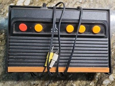 Atari Flashback 6 Classic Game Console Tested Console Only It Powers Up