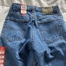 Vintage Jordache Jeans 90s Straight Leg Med Wash High Rise Women's 7/8 27/30