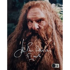 John Rhys-Davies Signed Photo #2 (8x10) w/ "Gimli"