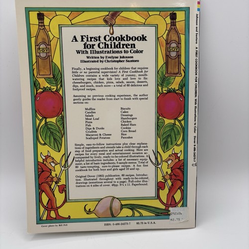 A First Cookbook for Children with Illustrations to Color, 1983 - Imagen 2 de 11