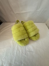 UGG Women's Fluff Yeah Slide Slippers in Key Lime, Sz8 USA / 6 UK / 39 EU 