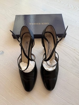 Werner Kern Tanzschuhe Gr. 38 bzw. Gr. 5 komplett aus Leder neuwertig