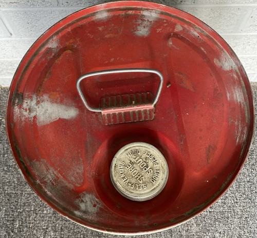 Vintage Texaco 5 Gallonen Gas Öl Kanister ~ Tankstelle ~ Werbung - Bild 5 von 9