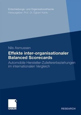 Effekte inter-organisationaler Balanced Scorecards Nils Asmussen