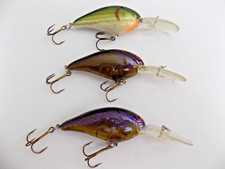 NORMAN PRO EDGE DEEP LITTLE N 2.5" & 3/8 oz. - 3 LURES - USA - T80