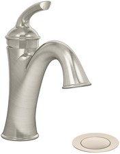 Symmons SLS5512PP Elm 1.0 GPM 1 Hole Bathroom Faucet - Nickel