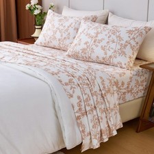 100 Cotton Flannel Sheets Full Size, Ultra Soft Cozy Warm Bed Sheets Set for...