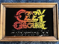Ozzy Osbourne 6&rdquo;x9&rdquo; Carnival Glass Blizzard Of Ozz 80&rsquo;s Metal