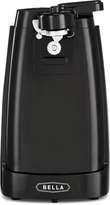 Electric Can Opener and Knife Sharpener, Removable Cutting Lever, Cord Storage,