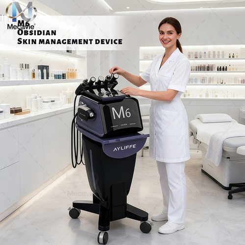 6‑in‑1 Hydro Facial Skin Care Machine M6 Obsidian for Professional Beauty Salon