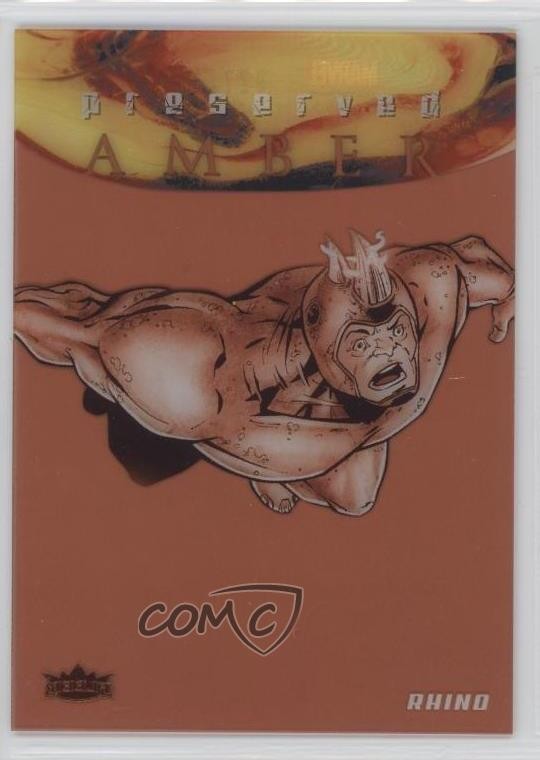 2017 Fleer Ultra Marvel Spider-Man Preserved Amber Black & White /175 Rhino 1e67