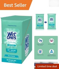 Pediatrician Approved Sensitive Skin Wipes - 200 Count Fragrance-Free Pack