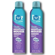 Rave Mousse Volume Boosting Weightless Unscented 7oz - pack of 2