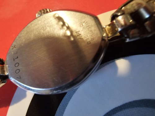 VINTAGE 10k White Gold Bulova M7 LADIES WATCH 10KGF Band X21007 - Picture 2 of 7