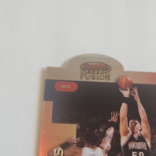 SHAQUILLE O'NEAL / BRYANT REEVES 1998-99 Bowman's Best Fusion #MI18 Mirror Image - Picture 7 of 10