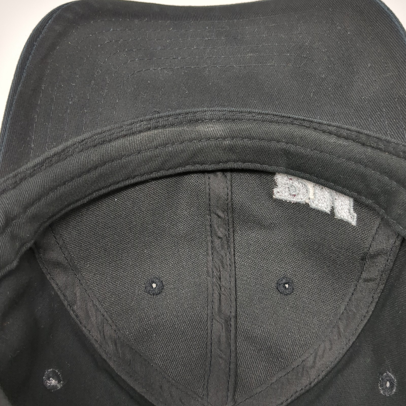 RM Mechanical Strapback Baseball Hat Black One Si… - image 8