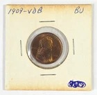 1909 VDB Lincoln Cent, Very Choice BU, Beautiful Luster