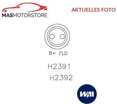 LICHTMASCHINENREGLER GENERATORENREGLER WAI H2392C A NEU OE QUALITÄT