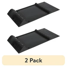 (2 pack) Auto Drive Parking Mat, Black, Universal
