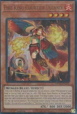 1X NM Fire King Courtier Ulcanix - MP25-EN262 - Ultra Rare 1st Ed 