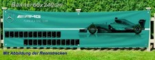 Formel 1, F1, Motorsport, Banner, Fahne, AMG, Mercedes-Merchendising, 60x240cm