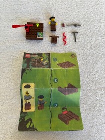 Rare 100% Complete Lego Vintage Jungle Adventurers #5901 River Raft (1999)