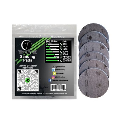 Nce Trucut Sanding Pads | Made Specifically For Bowling Balls | Resurfacing   Su