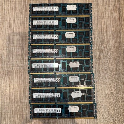 64GB 8x 8GB 2Rx4 PC3L-12800R DDR3 Registered Server-RAM Modul R-DIMM REG ECC
