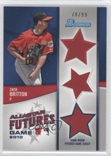 2011 Bowman Future's Game Triple Relics 78/99 Zach Britton #FGTR-ZB 0f3