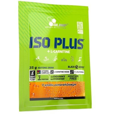 Olimp Iso Plus Isotonik mit L-Carnitin, Pulver, Orange   35 g