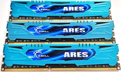G.SKILL Ares 24GB (3x8GB) DDR3 Extreme Gaming RAM Kit UDIMM 1866 MHz CL10 XMP OC