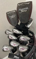 CALLAWAY Big Bertha Ladies Complete Golf Club Set  (No Bag). BLEMISHED SPECIAL!