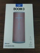 Ultimate Ears Boom 3 — Portable Bluetooth Speaker (Peach Pink) — New