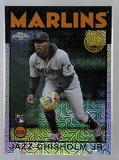 Jazz Chisholm Jr 2021 Topps Chrome #86C-29 Rookie Card (RC) 1986 Design Mojo Ref