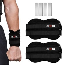 Adjustable Wrist Ankle Weights, Removable Arm Leg Weight for Men Women, F...