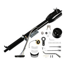 Black 32 Gm Tilt Automatic Shift Steering Column Wignition Key Wheel Adapter