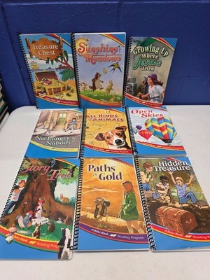 Lot of 9 - Abeka Reading Readers Second (2nd?) Grade Books