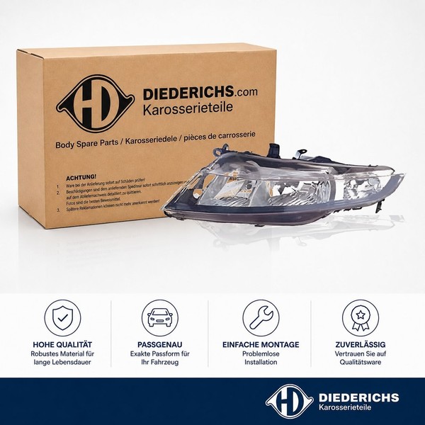 Hauptscheinwerfer Links Diederichs 5210081 FÜR Honda Frontscheinwerfer-image