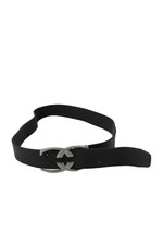 Cintura donna Just Cavalli larghezza media pelle logo fibbia nera misura 85 cm