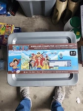 One Piece  Wireless Computer Accessory Set, Keyboard, Mouse, Desk Mat NIB