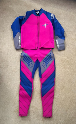 Vintage 80s/90s Polaris Jet Pilot Men's 2-Piece Wetsuit