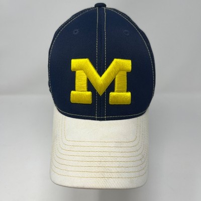 Michigan Wolverines Hat Ball Cap Football College Adidas L/XL Superflex