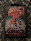 Sega Genesis Sonic The Hedgehog 2 1992 Authentic Cartridge CIB