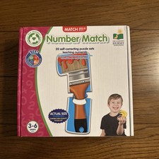 The Learning Journey Match It Number Match 20 Self Correcting STEM Puzzles Sets
