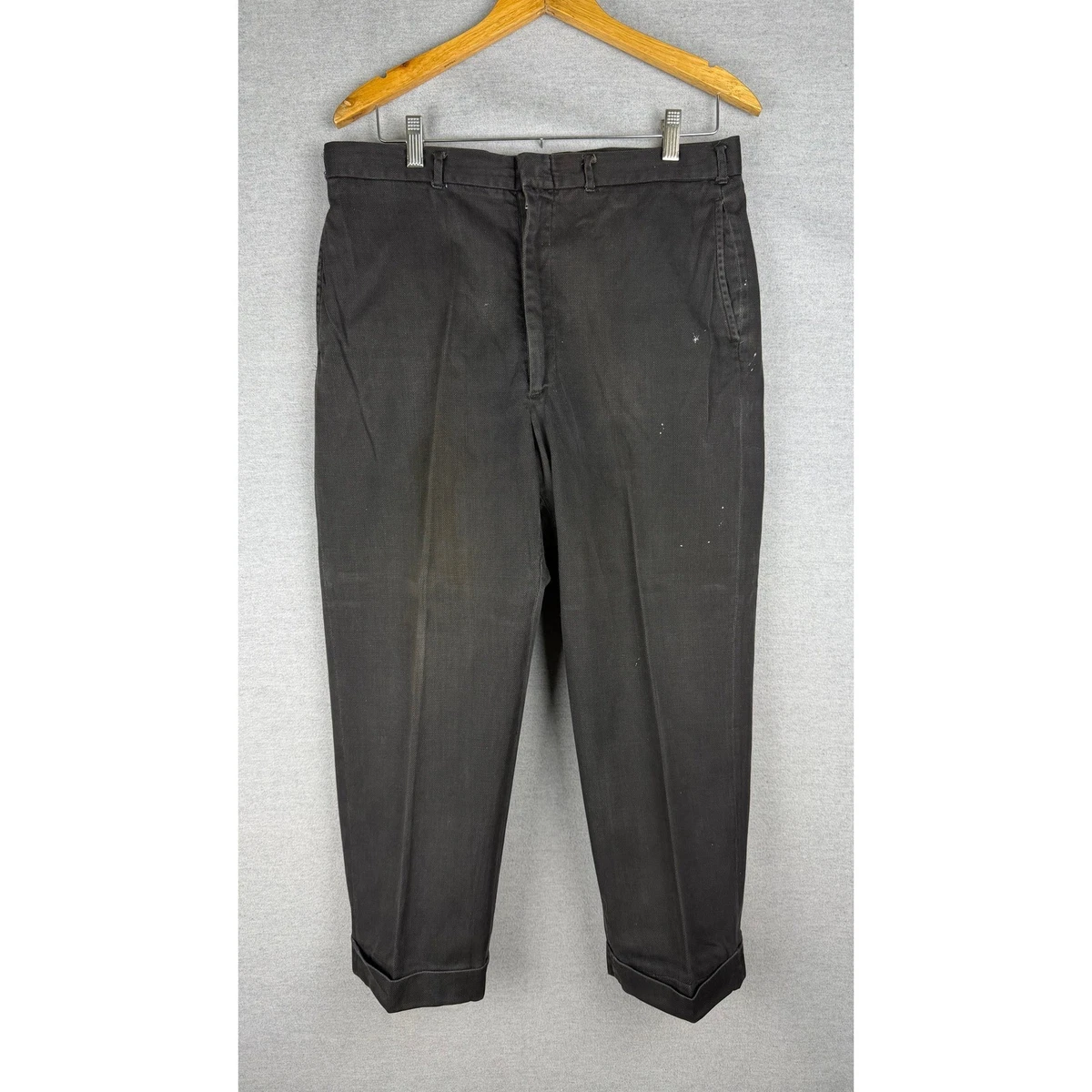 Black Original 1950s Vintage Pants for Men for sale | eBay