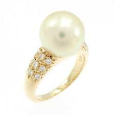 Authentic Tasaki White Butterfly Pearl Ring 0.4" 230-000-263-5285