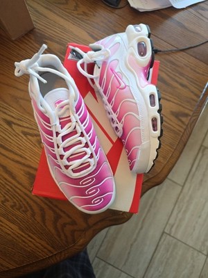 Nike Air Max Plus Pink Fade Pink Foam White CZ7931-100 Size 6.5 