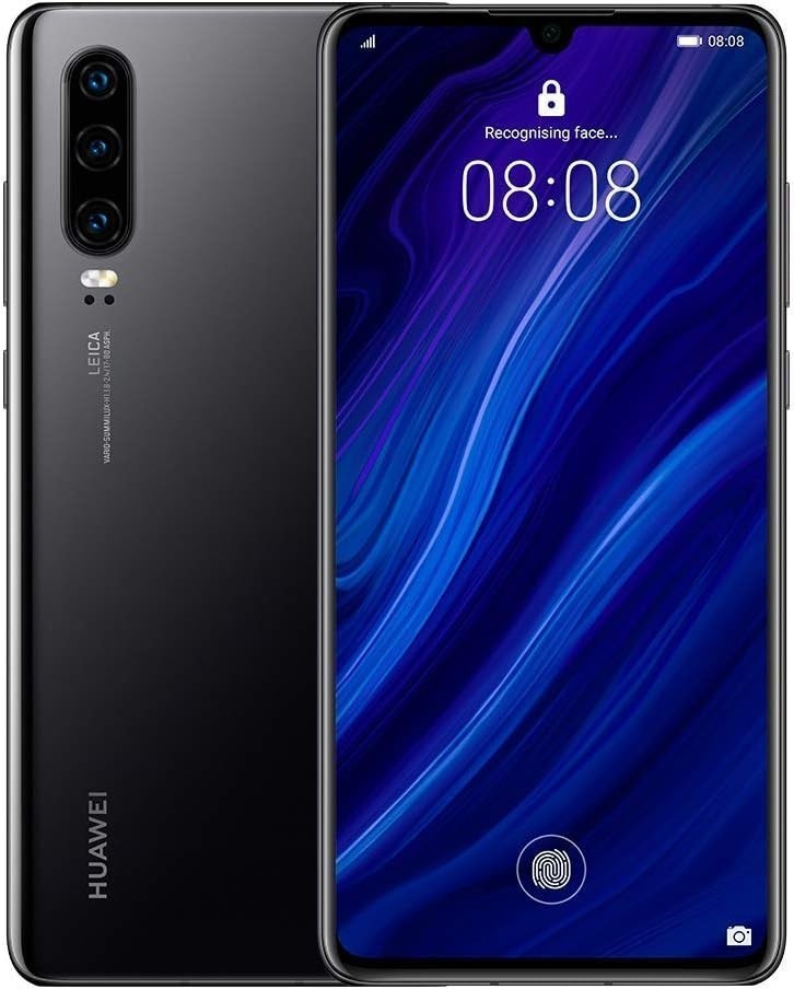 Huawei P30 ELE-L29 - 128GB - Black (Unlocked) (6GB RAM) for