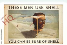 Picture Postcard~ Shell Advertising, Journalists, Zero (Hans Schleger) (Repro)
